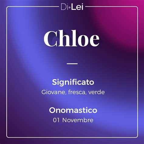 chloe significato